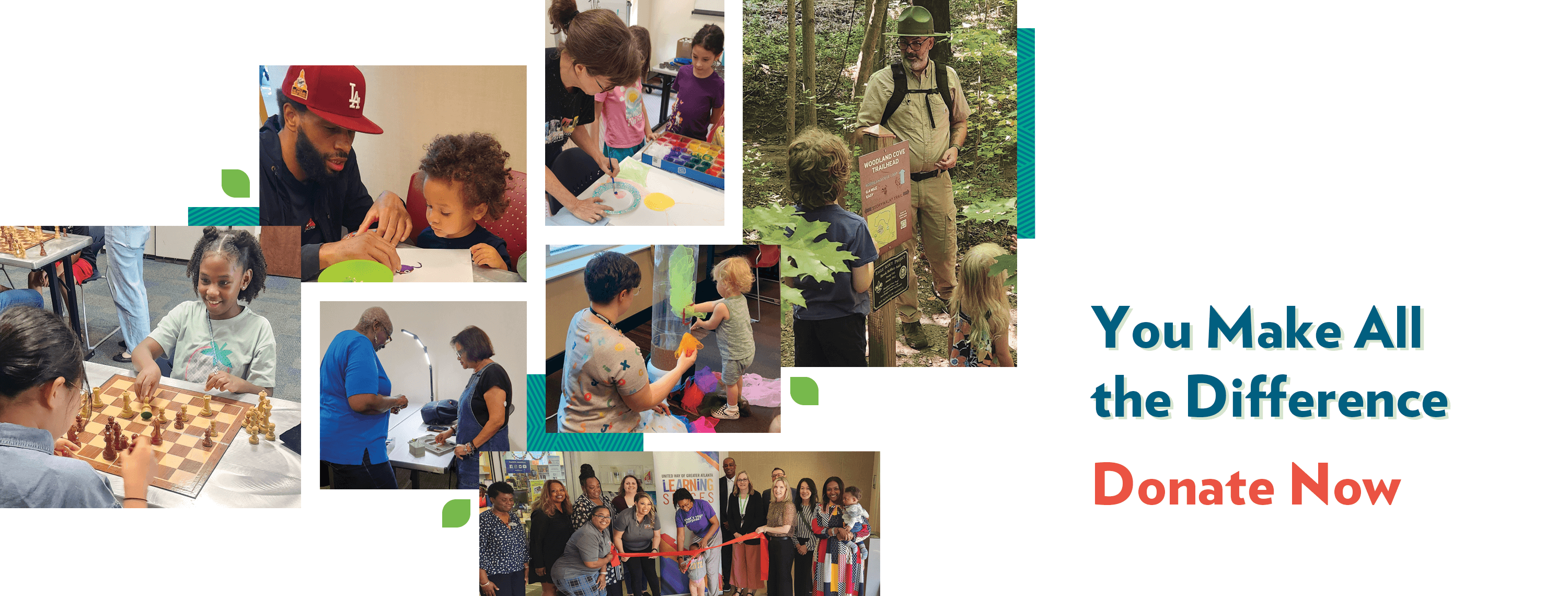 You make all the difference. Donate now